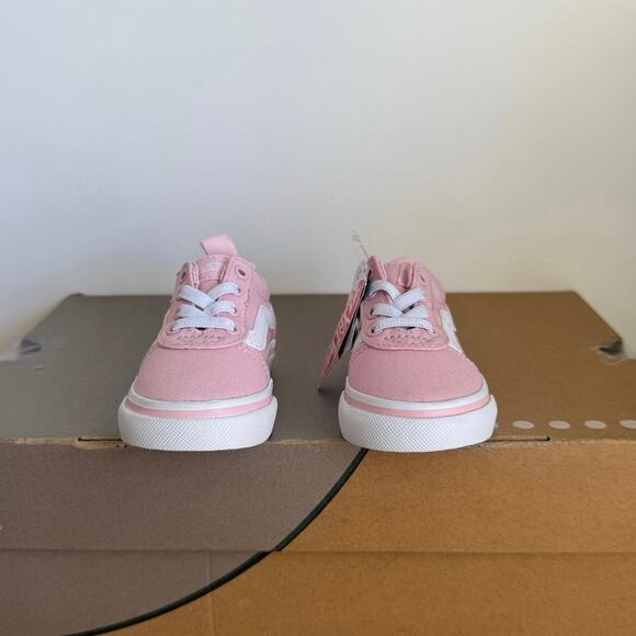 Vans Ward Pink/White Toddler Slip On Sneakers - SZ 4 C - Picture 9 of 11